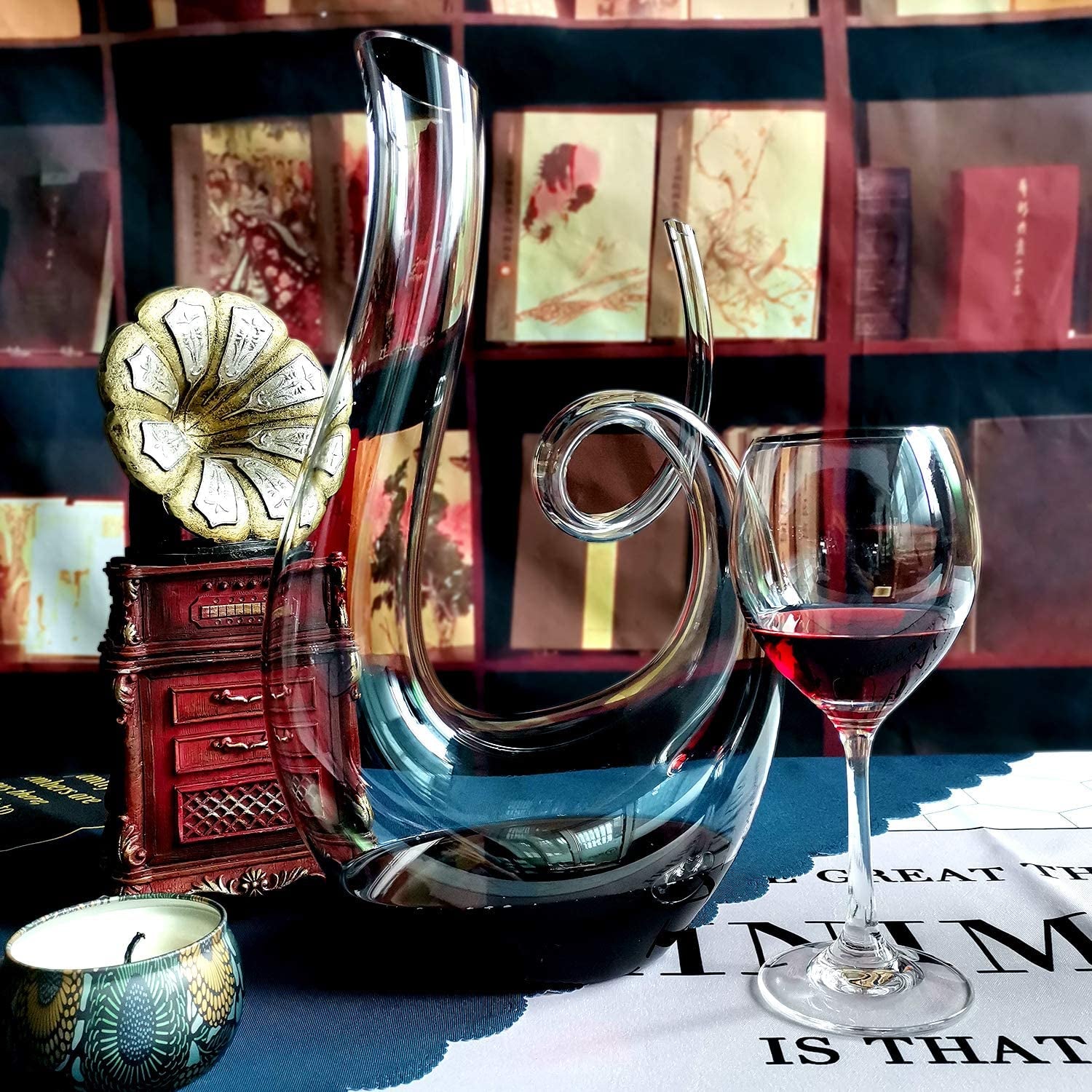 Wine Decanter Swan Red Wine Decanters Hand Blown Wine Decanter and Carafe Decanter for Wine