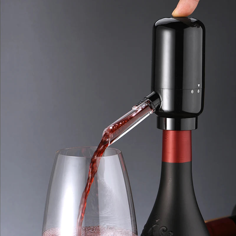 Electric Wine Decanter Wine Aerator and Dispenser Pump Fast Aerator Automatic Wine Pourer Wine Electronic Decanter Shaker